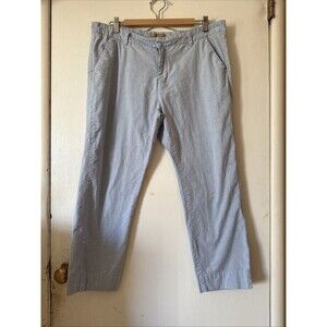 Tsumi by Golf Lightweight Cotton Oxford Cloth Blue Pants 44